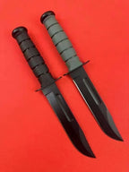 KA-BAR Fixed Blade Survival Knife – 1095 Cro-Van Carbon Steel, Zytel Handle