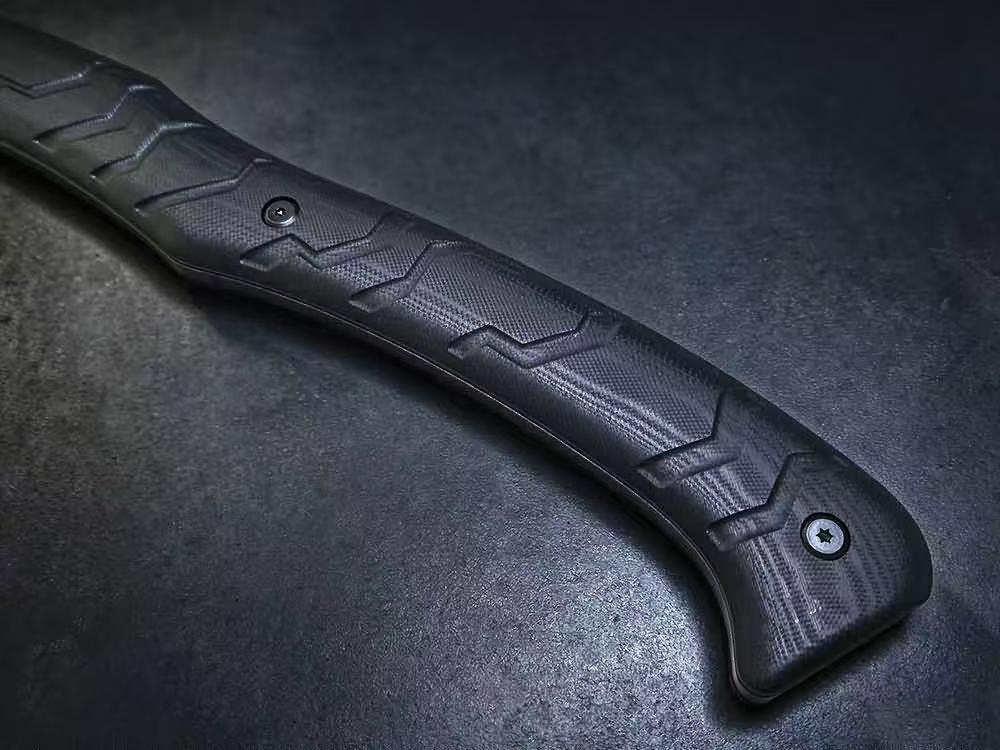 Heavy-Duty DC53 Steel Camping Axe – Full Tang Outdoor Survival Tomahawk with G10 Handle