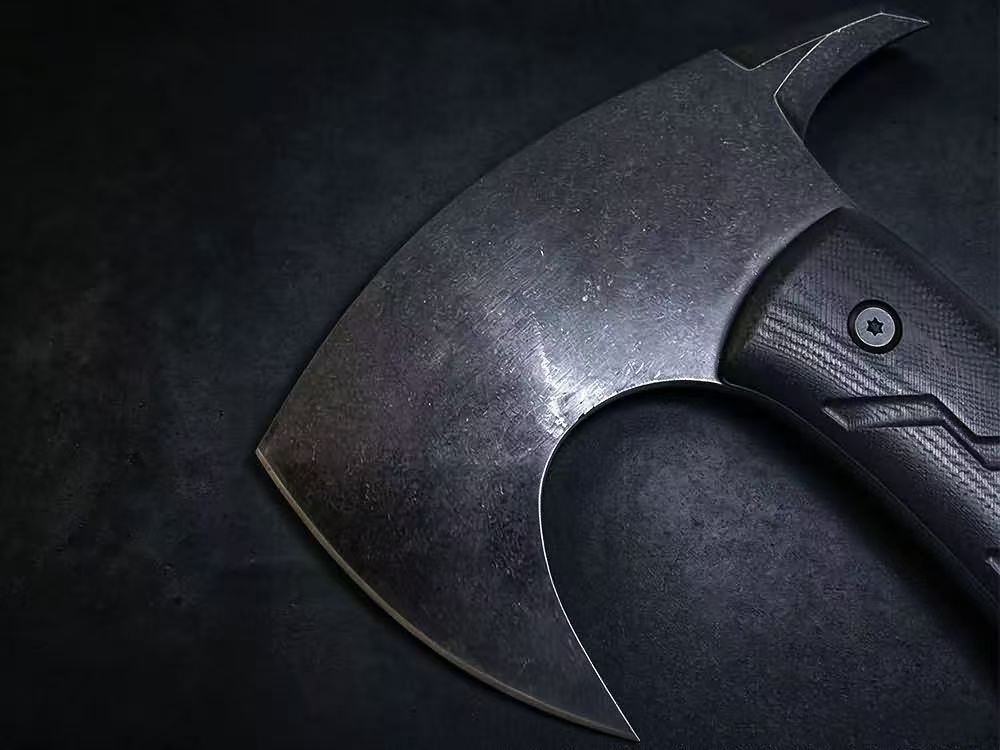 Heavy-Duty DC53 Steel Camping Axe – Full Tang Outdoor Survival Tomahawk with G10 Handle