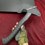 Heavy-Duty DC53 Steel Camping Axe – Full Tang Outdoor Survival Tomahawk with G10 Handle