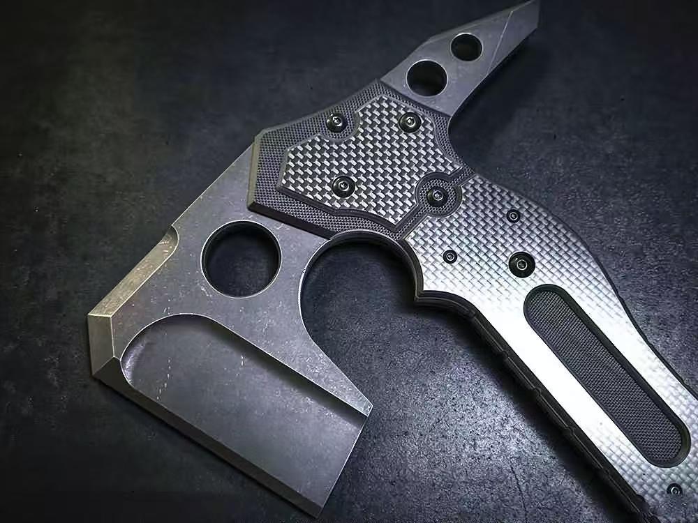 Heavy-Duty DC53 Steel Survival Axe (408mm) – Full Tang Outdoor Camping Tomahawk