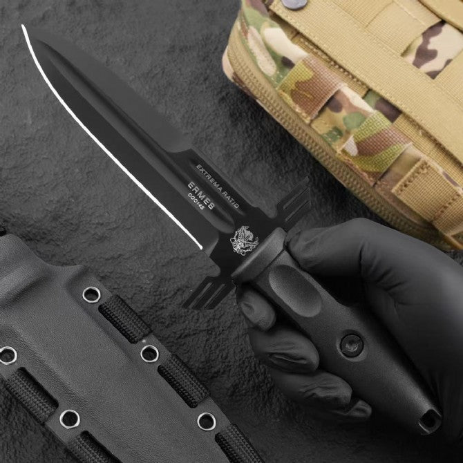Extrema Ratio ERMES Black Fixed Blade Knife
