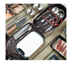304 Stainless Steel Outdoor Cookware Set — 11-Piece Camping Kitchen Kit