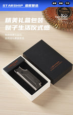 Windproof Triple Jet Cigar Lighter with LED Display and Cigar Punch