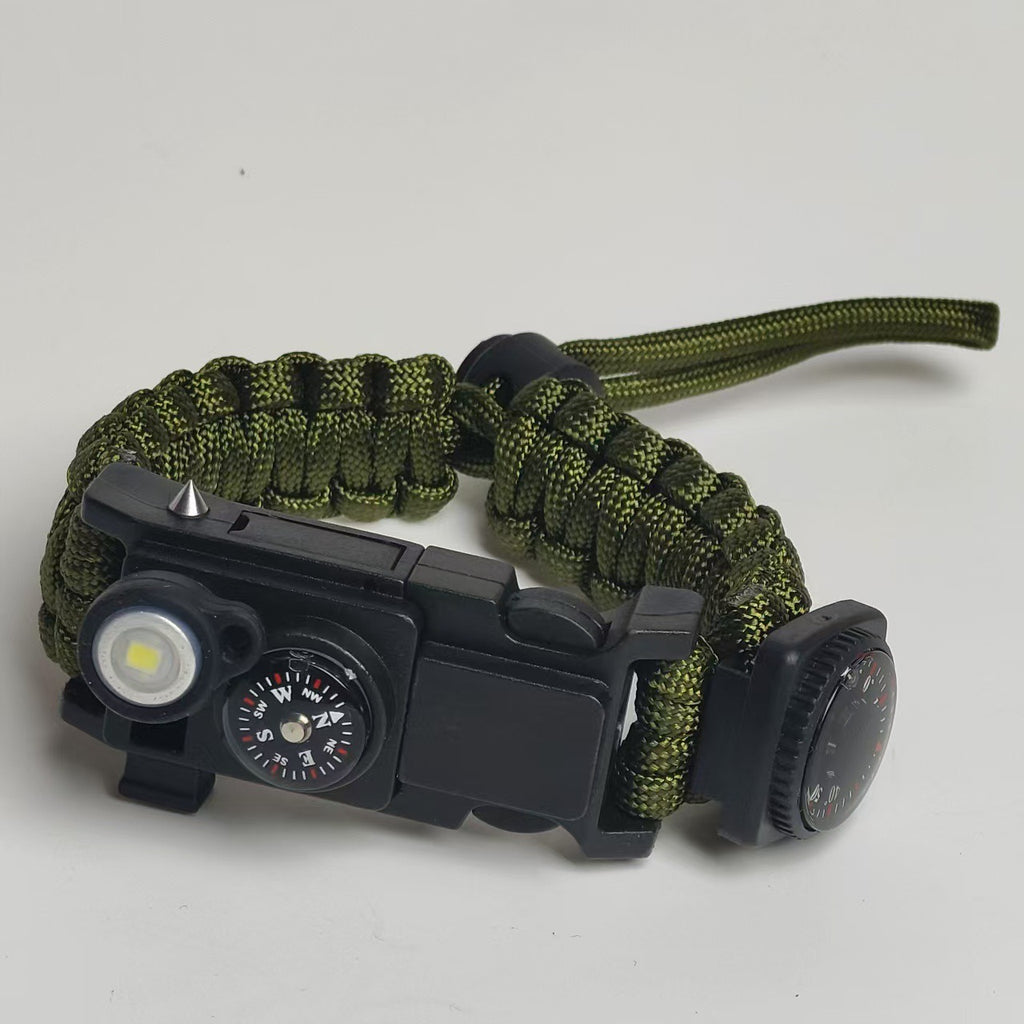 15-in-1 Outdoor Survival Paracord Bracelet