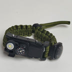 15-in-1 Outdoor Survival Paracord Bracelet