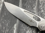 TwoSun TS455 Folding Knife – 14C28N Blade TC4 Titanium Handle