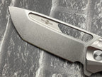 TwoSun TS490 Folding Knife – 14C28N Blade Titanium Handle