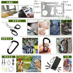 34-Piece Emergency Survival Kit – Outdoor Tactical Gear Bag