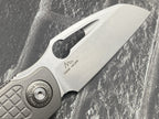 Twosun TS559 Titanium Folding Knife – 14C28N Stonewash Blade