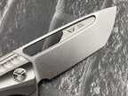 TwoSun TS490 Folding Knife – 14C28N Blade Titanium Handle