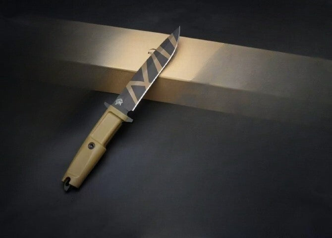 11'' New N690 Steel Blade FORPRENE Handle Camping Knife VTH96