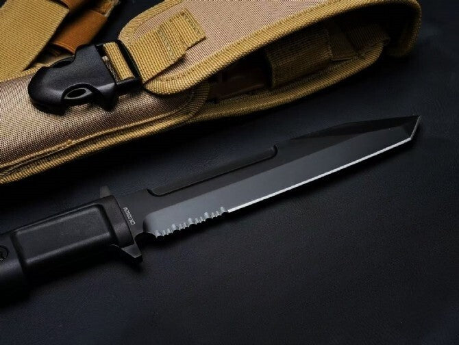 12'' New N690 Steel Blade FORPRENE Handle Camping Knife Knife VTH96T