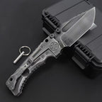 9" New CNC Large Z-Wear Steel Blade T4C Handle Folding Tool VTF101