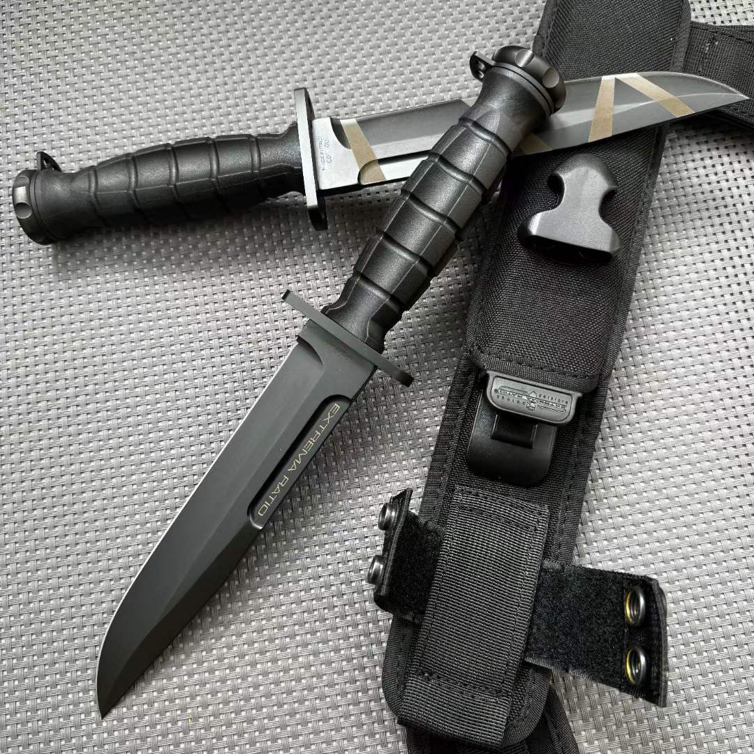 12'' New CNC N690 Steels Blade Nylon Handle Camping Knife VTH36