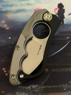 New Manual Folding Tool D2 Steel Blade T4C Alloy + G10 Handle PocketTool
