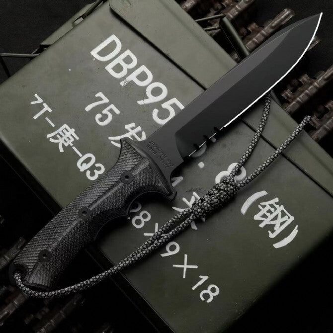 New CPM-magnacut Fixed Blade Linen Handle Collection  Knife VTH118