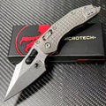 8.5'' New Stone Wash M390 Blade Full T4C Titanium Handle  Folding Knife VTF64