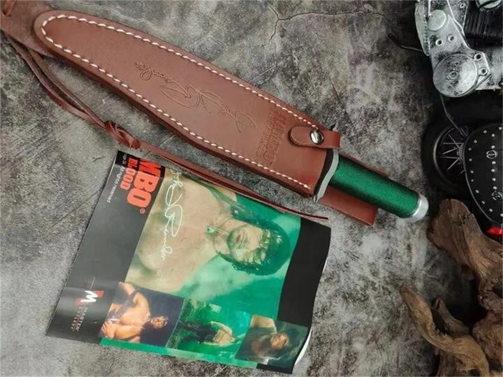 New Rambo 1/2 Hand Signed Version Camping Knife VTH38