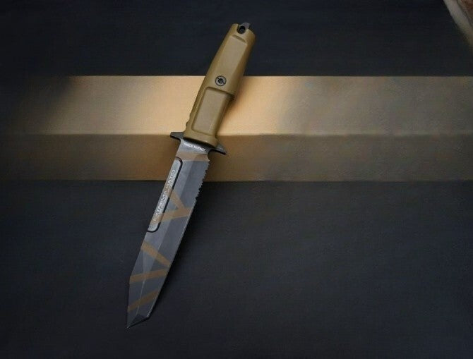 12'' New N690 Steel Blade FORPRENE Handle Camping Knife Knife VTH96T