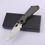 8'' New Mirror Light D2 Blade Full Full T4C Titanium Handle  Folding Camping Tool DF174