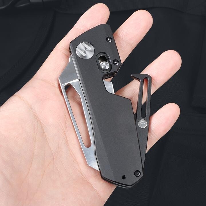 New CNC D2 Blade Aluminum Handle Collection Folding PocketKnife DF04