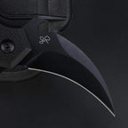 7''New Fast Opening N690 Blade Fiberglass Handle Folding Karambit Claw Tool C08