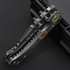 9" New CNC Large Z-Wear Steel Blade T4C Handle Folding Tool VTF101
