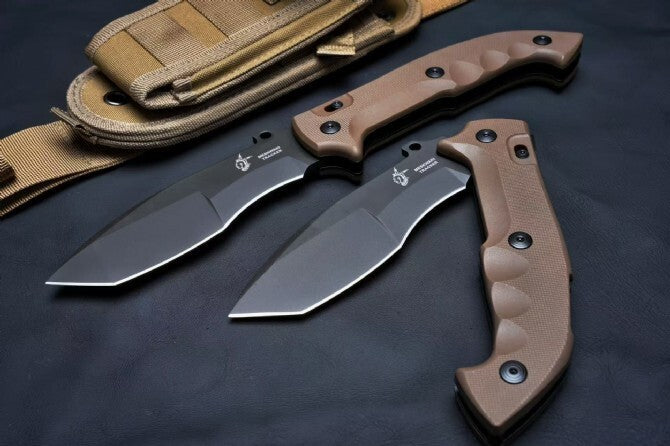 12" New Large N690 Blade Survival Nylon Fiber Glass Handle Folding Knife VTF500