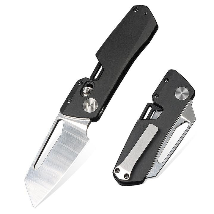 New CNC D2 Blade Aluminum Handle Collection Folding PocketKnife DF04