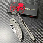 8.5'' New Stone Wash M390 Blade Full T4C Titanium Handle  Folding Tool VTF64