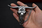 New Mini  Damascus Blade Necklace Survival Hunting EDC Tool VTH28M