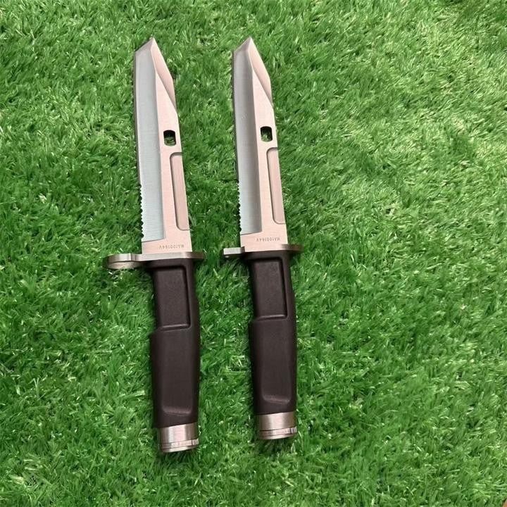 New N690 Steel Fixed Blade FORPRENE Handle Collection CampingKnifeVTH15B