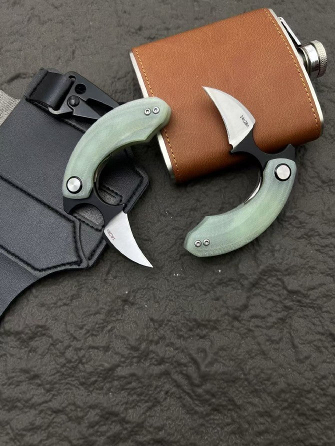 3'' New Mini 14C28N Steel Blade G10 Handle OutdoorEDCPocket Folding Knife VTF33