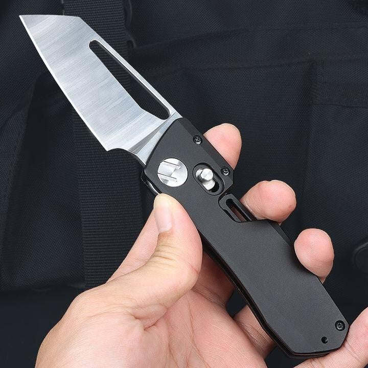 New CNC D2 Blade Aluminum Handle Collection Folding PocketKnife DF04