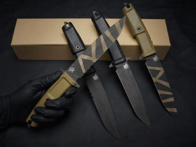 11'' New N690 Steel Blade FORPRENE Handle Camping Knife VTH96