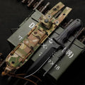New CPM-magnacut Fixed Blade Linen Handle Collection  Knife VTH118