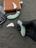 3'' New Mini 14C28N Steel Blade G10 Handle OutdoorEDCPocket Folding Tool VTF33