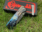 7'' New Folding Tool M390 Blade Full T4C Titanium Handle e Camping Tool VTF95B