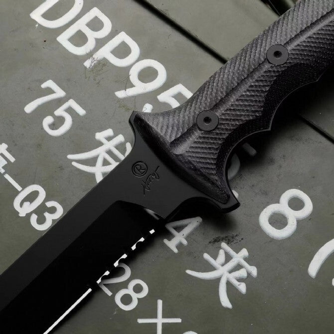 New CPM-magnacut Fixed Blade Linen Handle Collection  Knife VTH118