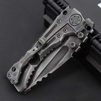 9" New CNC Large Z-Wear Steel Blade T4C Handle Folding Tool VTF101