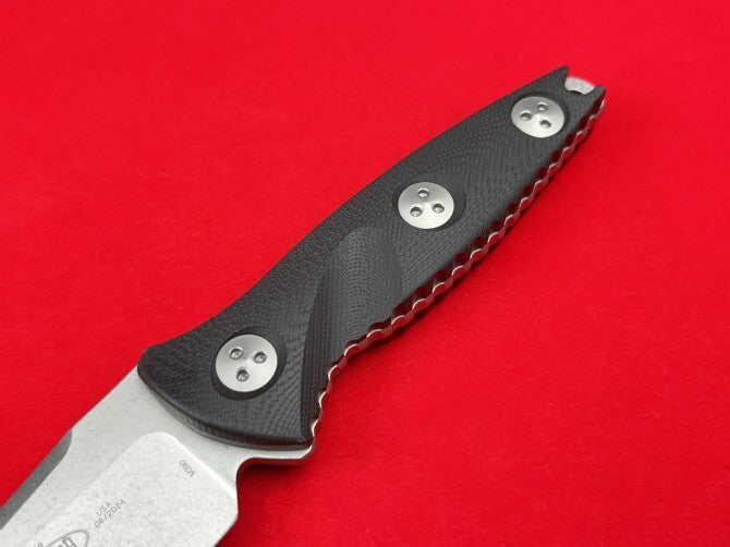 8'' New M390 Steel Stone Wash 4MM Blade G10 Handle Full Tang Camping Knife VTH74