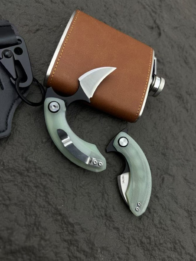 3'' New Mini 14C28N Steel Blade G10 Handle OutdoorEDCPocket Folding Knife VTF33