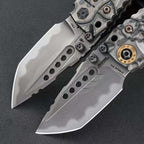 10" New CNC Large Z-Wear Steel Blade T4C Handle Camping Folding Tool VTF60