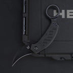 7''New Fast Opening N690 Blade Fiberglass Handle Folding Karambit Claw Tool C08