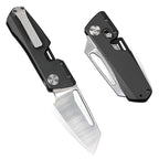 New CNC D2 Blade Aluminum Handle Collection Folding PocketTool DF04