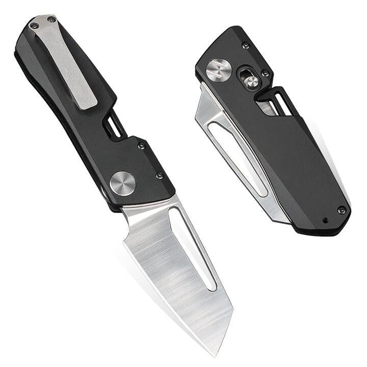 New CNC D2 Blade Aluminum Handle Collection Folding PocketKnife DF04