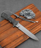 12'' New DC53 Steels  Blade Linen Handle s Survival Hunting Tool VTH118P