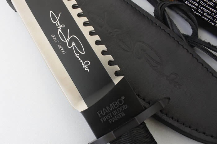 New Rambo 1/2 Hand Signed Version Camping Knife VTH38