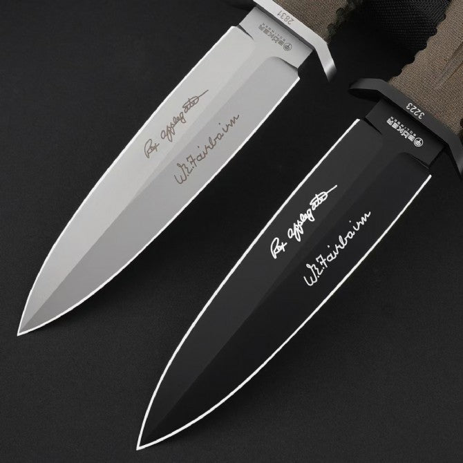 10'' New Double Edge 440C Blade Micata Handle Tactics Dagger Hunting Knife VTH87